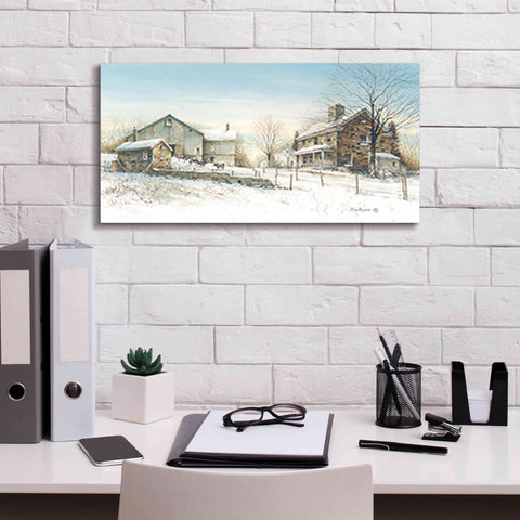 Image of 'February Morning' by John Rossini, Giclee Canvas Wall Art,24x12