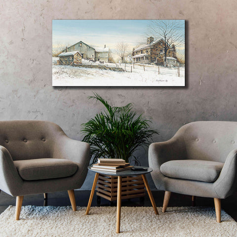 Image of 'February Morning' by John Rossini, Giclee Canvas Wall Art,60x30