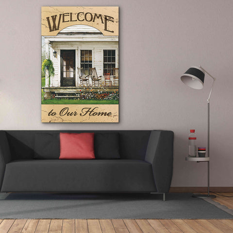 Image of 'Welcome to Our Home' by John Rossini, Giclee Canvas Wall Art,40x60
