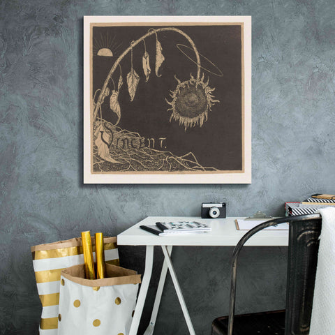 Image of 'Tentoonstelling der Nagelaten Werken Van Vincent Van Gogh, Amsterdam' by Richard Roland Holst, Giclee Canvas Wall Art,26x26