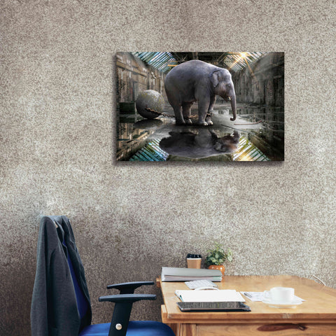 Image of 'The Big Grey' by Alan, Giclee Canvas Wall Art,40x26