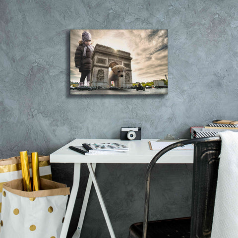 Image of 'Playtime' by Alan, Giclee Canvas Wall Art,18x12