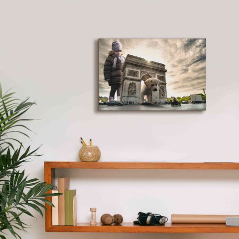 Image of 'Playtime' by Alan, Giclee Canvas Wall Art,18x12