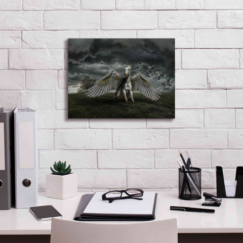 Image of 'Pegasus Rising' by Alan, Giclee Canvas Wall Art,16x12