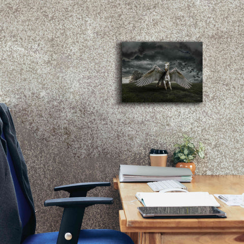 Image of 'Pegasus Rising' by Alan, Giclee Canvas Wall Art,16x12