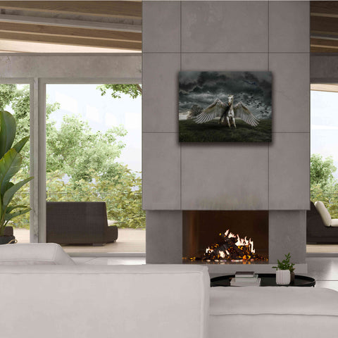 Image of 'Pegasus Rising' by Alan, Giclee Canvas Wall Art,34x26