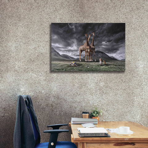Image of 'Long Neck Scotland' by Alan, Giclee Canvas Wall Art,40x26