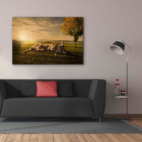 Image of 'Sunset Sleeping' by Alan, Giclee Canvas Wall Art,60x40
