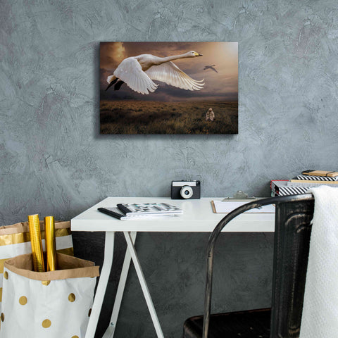 Image of 'Take Flight' by Alan, Giclee Canvas Wall Art,18x12