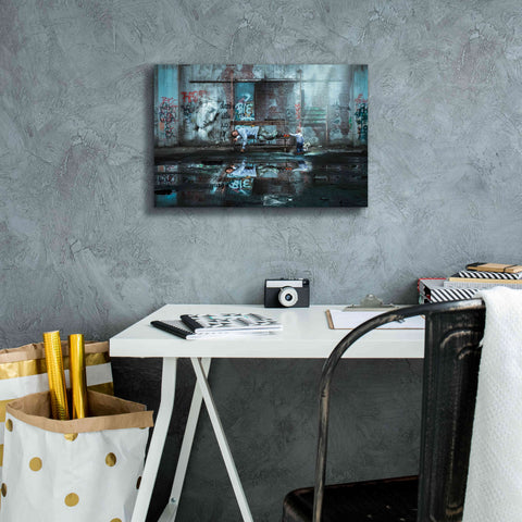 Image of 'Care to Share' by Alan, Giclee Canvas Wall Art,18x12