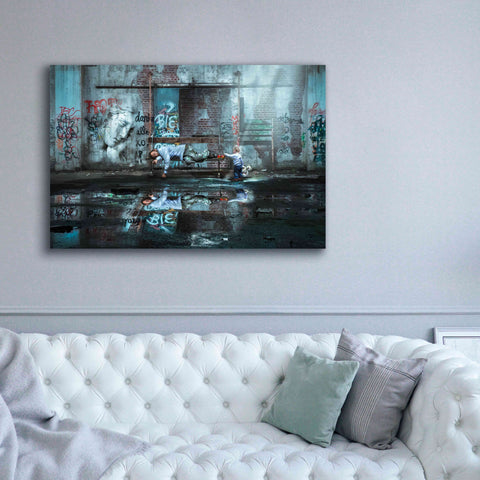 Image of 'Care to Share' by Alan, Giclee Canvas Wall Art,60x40