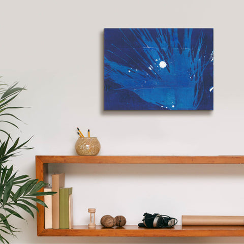 Image of 'Indigo Burst I' by Regina Moore, Canvas Wall Art,16 x 12
