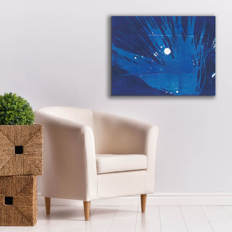 Image of 'Indigo Burst I' by Regina Moore, Canvas Wall Art,34 x 26
