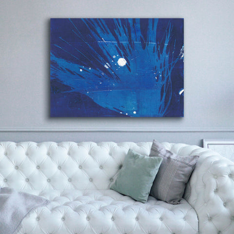 Image of 'Indigo Burst I' by Regina Moore, Canvas Wall Art,54x40