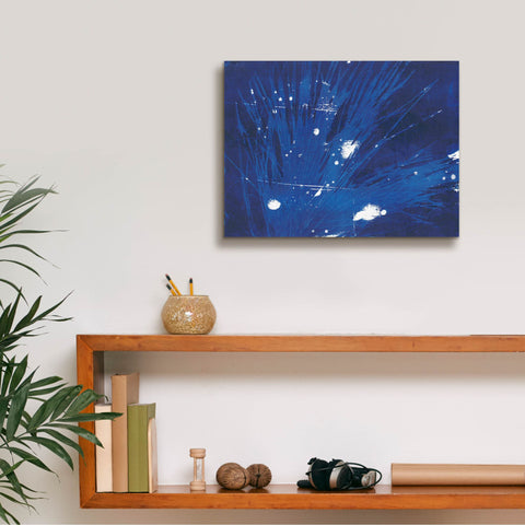 Image of 'Indigo Burst II' by Regina Moore, Canvas Wall Art,16 x 12