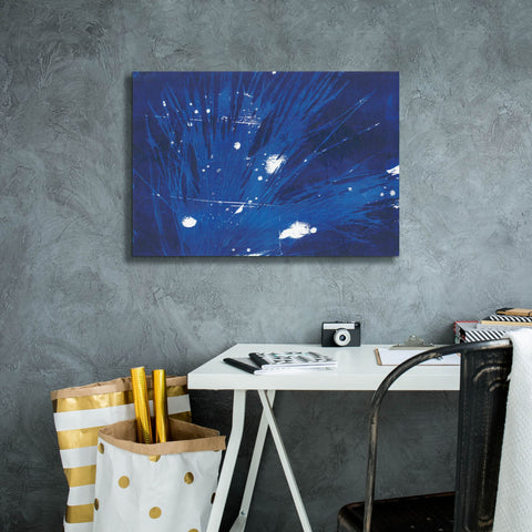 Image of 'Indigo Burst II' by Regina Moore, Canvas Wall Art,26 x 18