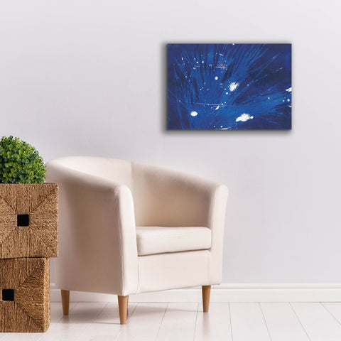 Image of 'Indigo Burst II' by Regina Moore, Canvas Wall Art,26 x 18