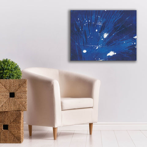 Image of 'Indigo Burst II' by Regina Moore, Canvas Wall Art,34 x 26