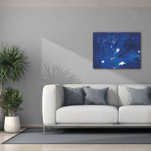 Image of 'Indigo Burst II' by Regina Moore, Canvas Wall Art,34 x 26