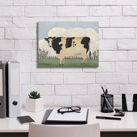 Image of 'Folk Farm II' by Regina Moore, Canvas Wall Art,16 x 12