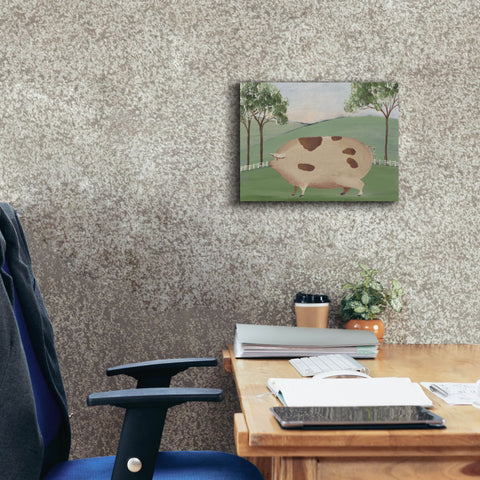 Image of 'Folk Farm III' by Regina Moore, Canvas Wall Art,16 x 12