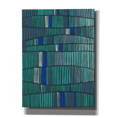 Image of 'Teal Tribal I' by Regina Moore, Canvas Wall Art