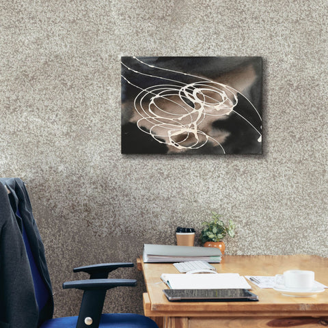 Image of 'Midnight Swirl I' by Regina Moore, Canvas Wall Art,26 x 18