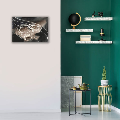 Image of 'Midnight Swirl I' by Regina Moore, Canvas Wall Art,26 x 18