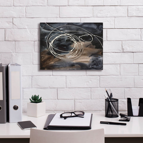 Image of 'Midnight Swirl II' by Regina Moore, Canvas Wall Art,16 x 12