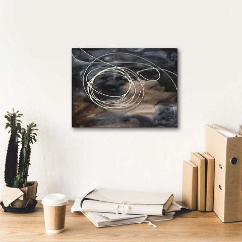 Image of 'Midnight Swirl II' by Regina Moore, Canvas Wall Art,16 x 12