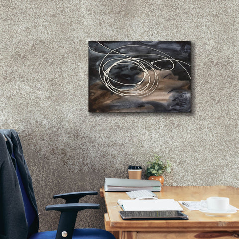 Image of 'Midnight Swirl II' by Regina Moore, Canvas Wall Art,26 x 18