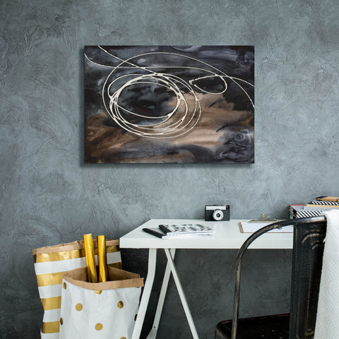 Image of 'Midnight Swirl II' by Regina Moore, Canvas Wall Art,26 x 18