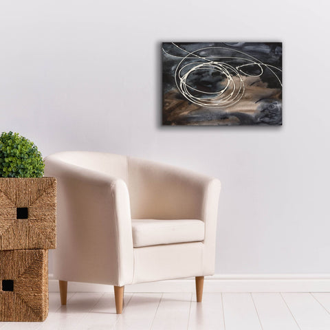 Image of 'Midnight Swirl II' by Regina Moore, Canvas Wall Art,26 x 18