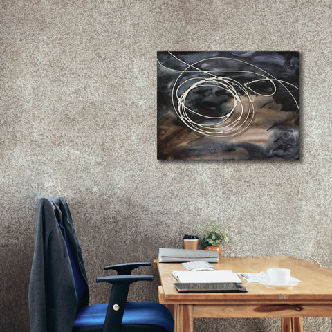 Image of 'Midnight Swirl II' by Regina Moore, Canvas Wall Art,34 x 26