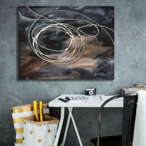 Image of 'Midnight Swirl II' by Regina Moore, Canvas Wall Art,34 x 26