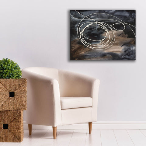 Image of 'Midnight Swirl II' by Regina Moore, Canvas Wall Art,34 x 26
