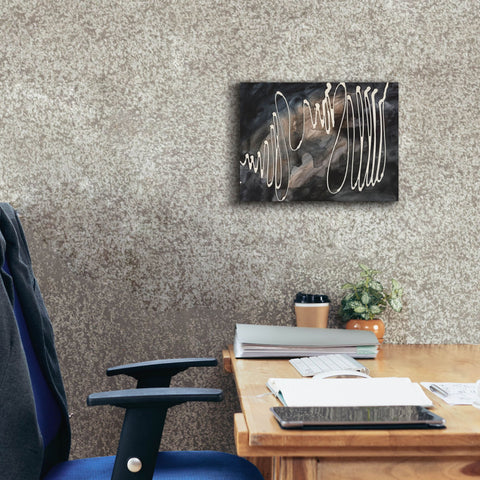 Image of 'Midnight Swirl IV' by Regina Moore, Canvas Wall Art,16 x 12