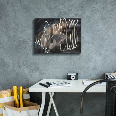 Image of 'Midnight Swirl IV' by Regina Moore, Canvas Wall Art,16 x 12