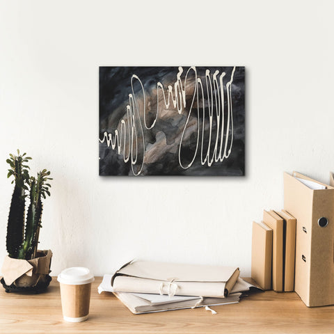 Image of 'Midnight Swirl IV' by Regina Moore, Canvas Wall Art,16 x 12