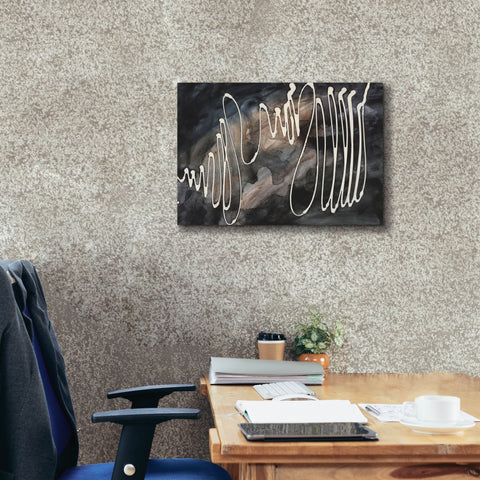 Image of 'Midnight Swirl IV' by Regina Moore, Canvas Wall Art,26 x 18