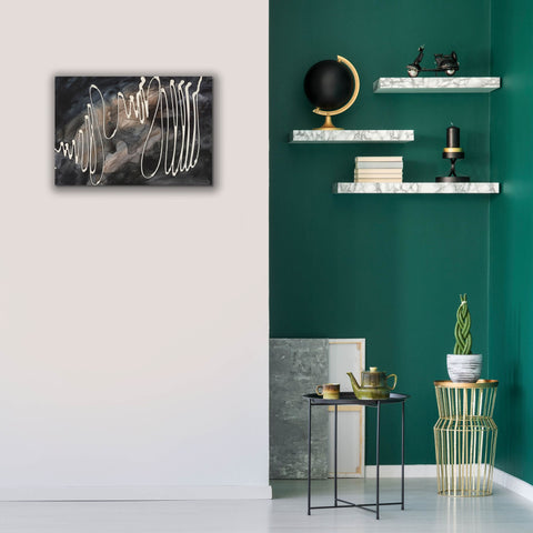 Image of 'Midnight Swirl IV' by Regina Moore, Canvas Wall Art,26 x 18