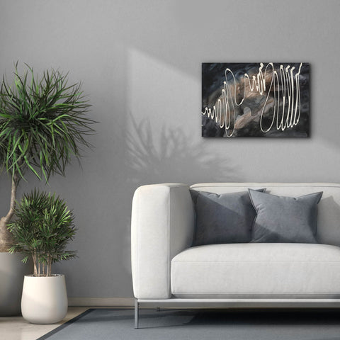 Image of 'Midnight Swirl IV' by Regina Moore, Canvas Wall Art,26 x 18