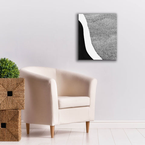 Image of 'Black & White Abstract I' by Regina Moore, Canvas Wall Art,20 x 24