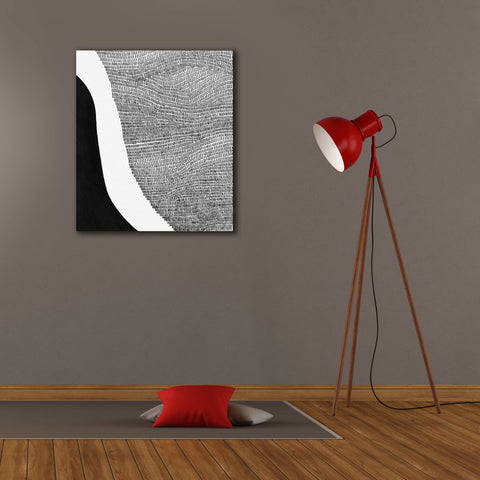 Image of 'Black & White Abstract I' by Regina Moore, Canvas Wall Art,26x30