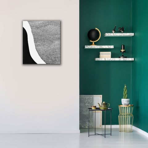 Image of 'Black & White Abstract I' by Regina Moore, Canvas Wall Art,26x30