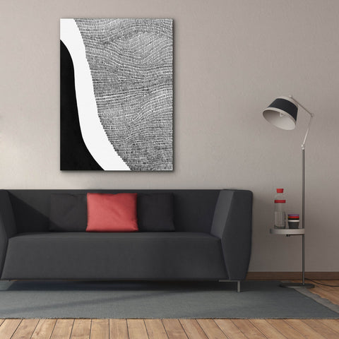 Image of 'Black & White Abstract I' by Regina Moore, Canvas Wall Art,40x54