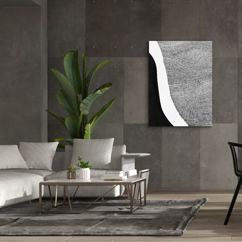 Image of 'Black & White Abstract I' by Regina Moore, Canvas Wall Art,40x54