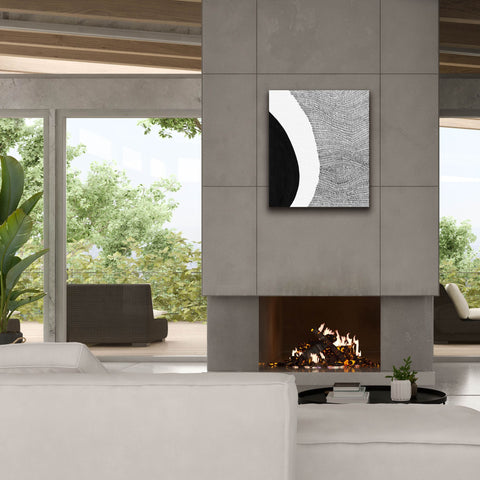 Image of 'Black & White Abstract II' by Regina Moore, Canvas Wall Art,26x30