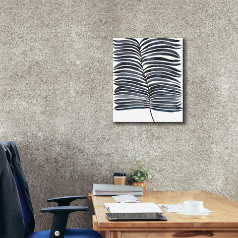 Image of 'Indigo Fronds II' by Regina Moore, Canvas Wall Art,20 x 24