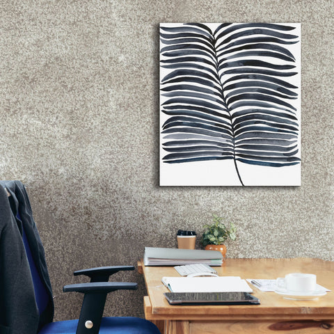 Image of 'Indigo Fronds II' by Regina Moore, Canvas Wall Art,26x30